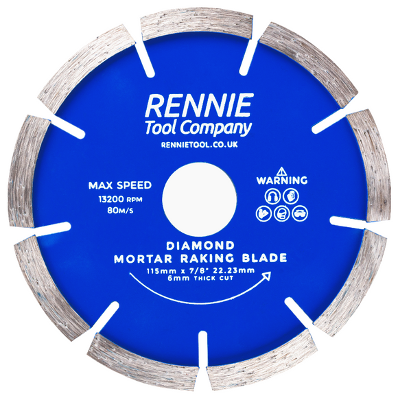 115mm Diamond Mortar Raking Blade / Pointing Raker Disc