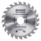 115mm x 24T TCT Circular Wood Saw Blade Fits Bosch, Festool, Makita, Worx, Black & Decker etc