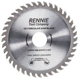 115mm x 40T TCT Circular Wood Saw Blades Fits Bosch, , Dewalt, Festool, Makita, Worx, Black & Decker etc