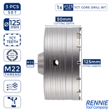 TCT Core Drill Bits Sets With SDS Adapter