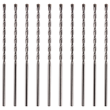 Pack Of 10 - TCT Tipped Masonry Drill Bits Straight Shank