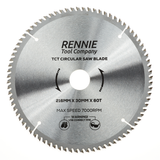 216mm x 80T TCT Circular Wood Saw Blade. Fits Multiple Saw