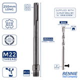 M22 Thread SDS MAX TCT Core Drill Adapters / Extension Bars