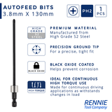 PH2 x 130mm Autofeed Screwdriver Bit For Makita DFS250 DFS452