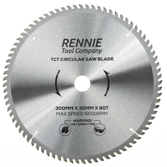 300mm X 80t Tct Circular Wood Saw Blade. Fits Multiple Saws