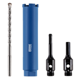 Diamond Core Drill Bit Sets With Adapters & Centre Drill - Wet or Dry Drilling High Performance