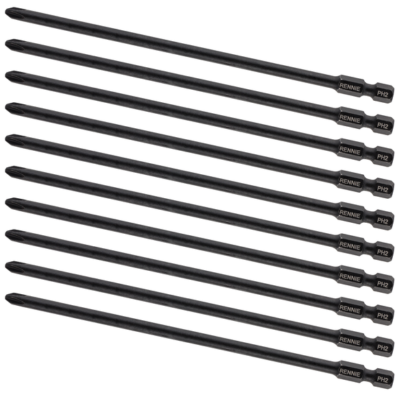 10 Pack x PH2 152mm Autofeed Screwdriver Bits For Festool AF 55-DWP/DWC