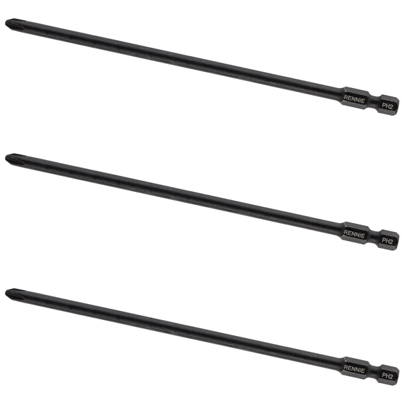 3 Pack x PH2 152mm Autofeed Screwdriver Bits For Festool AF 55-DWP/DWC