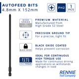 PH2 x 152mm Autofeed Screwdriver Bit For Festool AF 55-DWP/DWC