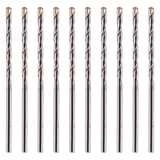 Pack Of 10 - TCT Tipped Masonry Drill Bits Straight Shank