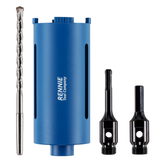 Diamond Core Drill Bit Sets With Adapters & Centre Drill - Wet or Dry Drilling High Performance