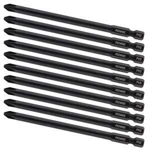 10 Pack x PH2 110mm Autofeed Screwdriver Bits For Makita 6830 6831, Helfer MSV-6 & BUHNEN 20-45