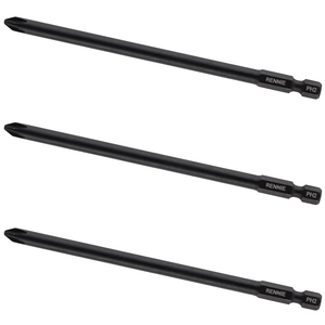 3 Pack x PH2 130mm Autofeed Screwdriver Bits For SENCO DuraSpin DS200 DS202 DS205 EA0122 and TYREX D404-14V