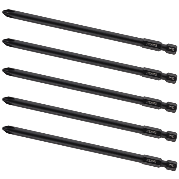 5 Pack x PH2 130mm Autofeed Screwdriver Bits For SENCO DuraSpin DS200 DS202 DS205 EA0122 and TYREX D404-14V