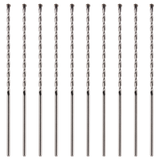 Pack Of 10 - TCT Tipped Masonry Drill Bits Straight Shank