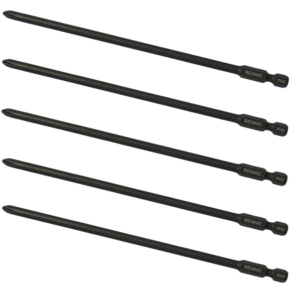 5 Pack x PH2 152mm Autofeed Screwdriver Bits For Festool AF 55-DWP/DWC