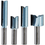 1/2" Shank TCT Straight Flute Router Bit (Sizes 19mm - 50.8mm) - Metric Sizes Fits Makita Festool Dewalt Trend Routers